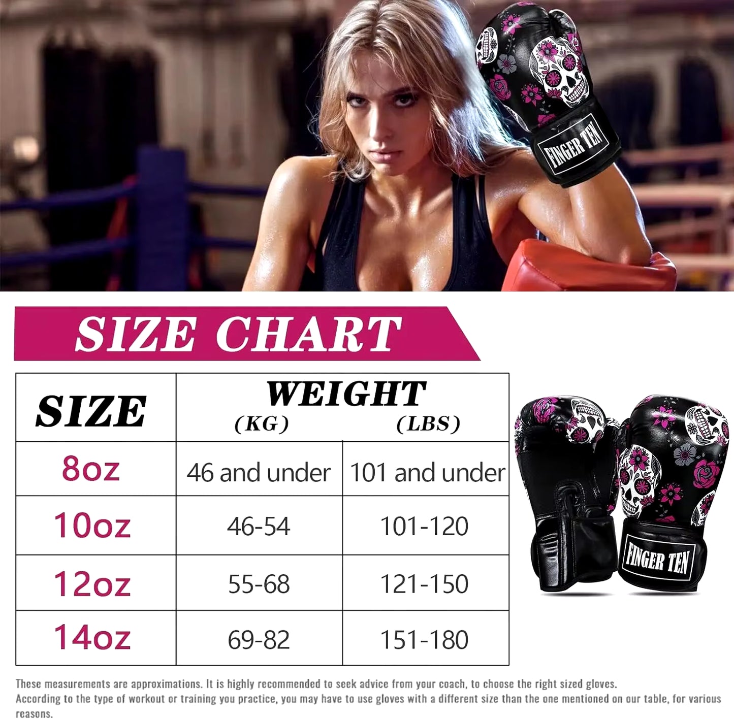 3 in 1 Gloves (Sparring, Bag work, Pad work) Boxing Gloves